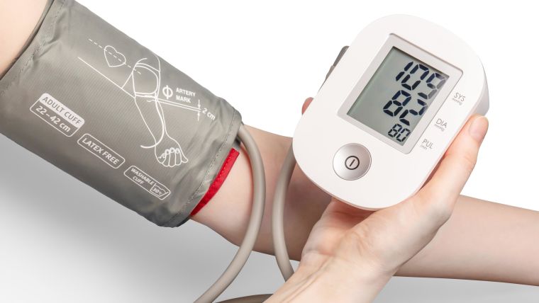 A machine to measure blood pressure.