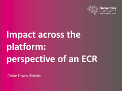 Impact across the platform: an ECR perspectiv